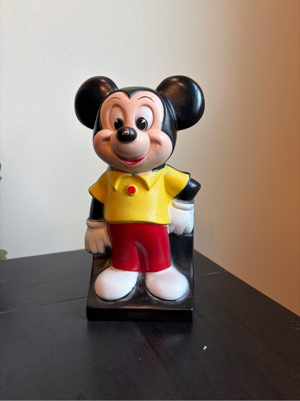 Vintage Walt Disney Productions Mickey Mouse Coin Bank 1970s
